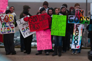 a photo of a protest in favour of Gay rights